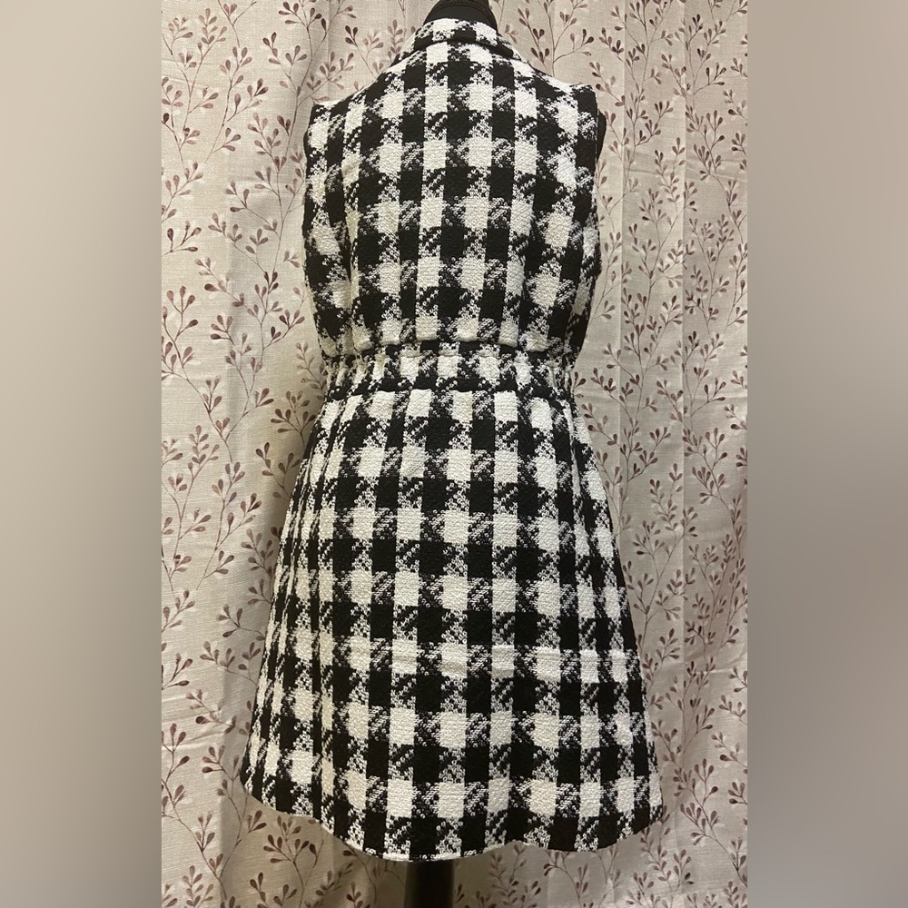 Venus - Houndstooth A-Line Dress (NWT) - Picture 2 of 8